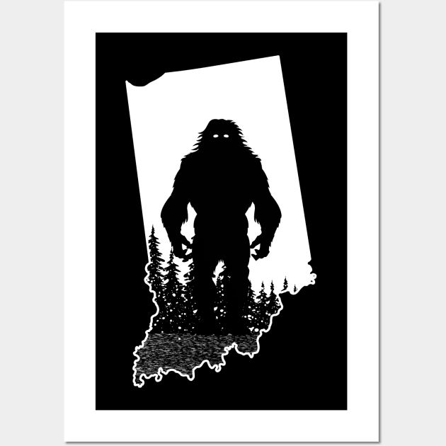 Indiana Bigfoot Wall Art by Tesszero